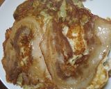 オクラと間引き菜入り…お好み焼き作り方7写真