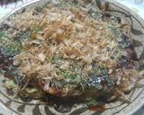 オクラと間引き菜入り…お好み焼き作り方8写真