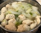 喉ごしツクネと白菜のくたくた煮作り方7写真