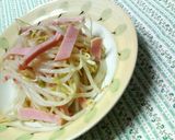 美味✿もやしと❀ハムで✿辛子酢醤油和え作り方4写真