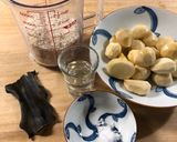 レンジ活用、時短の栗おこわ作り方1写真