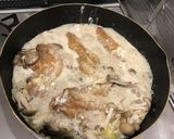 鶏肉ときのこのクリーム煮風作り方7写真