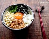 レンジで簡単！豚そぼろ温玉冷やしうどん作り方5写真
