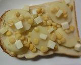 じゃが芋×コーンのバジル＊バタートースト作り方3写真