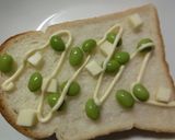 バター香る❀枝豆のカレートースト作り方2写真