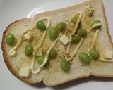 バター香る❀枝豆のカレートースト作り方3写真