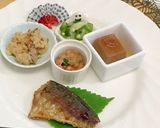 わかめと夏みかんふりかけご飯　もてなし膳作り方1写真