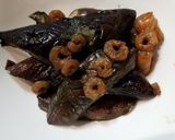 茄子とエビの含め煮作り方4写真