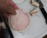 弁当に*餃子の皮とハムを巻いたん揚げたん作り方2写真
