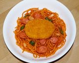 まっ、まさか!の、カツスパ!!作り方36写真