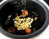 さっぱり梅ひじき炊き込みご飯作り方2写真