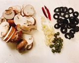 さんま缶でトマトバジルパスタ作り方1写真