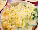 チーズフォンデュの残りでパングラタン♪作り方5写真