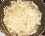 豚肉と蓮根、ネギのシャキシャキ和風パスタ作り方1写真