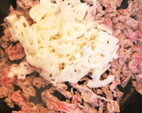 豚肉と蓮根、ネギのシャキシャキ和風パスタ作り方4写真