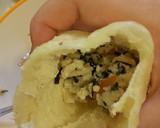 染み込む♪お揚げと豆腐の巾着煮物作り方3写真