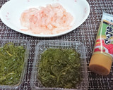 簡単★１分【めかぶと甘エビのわさび醤油】作り方1写真