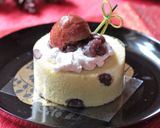 渋皮煮on栗ぜんざいのロールケーキ作り方52写真