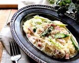 カルボナーラうどん作り方9写真