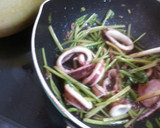 いかとほうれん草の中華炒め作り方4写真