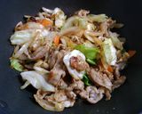 カット野菜で豚のしょうが焼き風肉野菜炒め作り方5写真