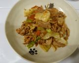 カット野菜で豚のしょうが焼き風肉野菜炒め作り方6写真
