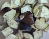 【豚こま肉となすのケチャップ炒め】作り方2写真