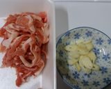 カット野菜で卵とじ肉野菜炒め作り方1写真