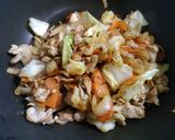 カット野菜で卵とじ肉野菜炒め作り方5写真