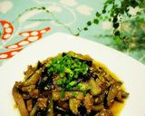 牛タンとなすの焼きネギごまみそ炒め作り方8写真