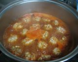 和洋折衷な　ふわふわ豆腐入りミートボール作り方5写真