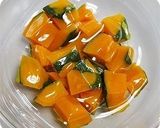 常備菜やお弁当に♪ かぼちゃの胡麻酢和え作り方3写真