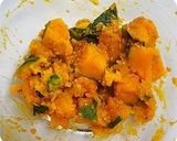 常備菜やお弁当に♪ かぼちゃの胡麻酢和え作り方5写真