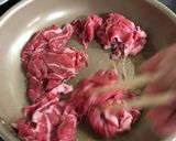 味付け簡単牛コマの味噌炒め作り方4写真