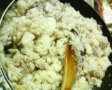 簡単✿チキンと❀ピーマンの✿ピンクドリア作り方3写真