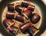 ポン酢でさっぱり茄子の焼きびたし作り方2写真