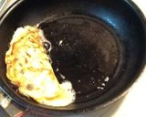 干しエビとシメジのオムレツ風卵焼き作り方3写真