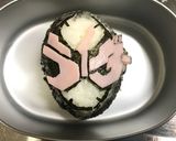 仮面ライダージオウ弁当 キャラ弁作り方5写真