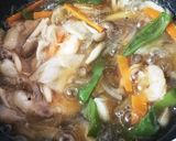 野菜たっぷり♪中華風卵餡掛けパスタ作り方3写真