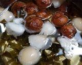 ヌメリツバタケとナメコのぬるぬる味噌汁作り方5写真
