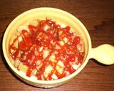 超簡単！えりんぎとお餅のもっちりグラタン作り方3写真