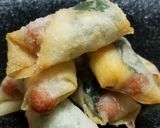 ☆ウインナー♪チーズ♪大葉入り春巻き☆作り方3写真