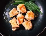 超簡単♬チキンの濃厚マスタードソースがけ作り方2写真
