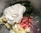 茗荷と紅生姜のヨーグルトポテサラ作り方5写真
