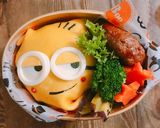 キャラ弁♡ミニオンオムライス♡作り方18写真