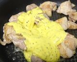 鶏肉のマスタードクリームソース煮作り方4写真