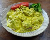 鶏肉のマスタードクリームソース煮作り方7写真