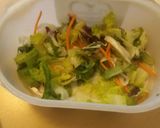 即席野菜サラダ　（パック野菜）作り方1写真