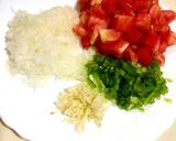 車海老のショートパスタ スペイン風作り方2写真