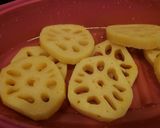 なんちゃってカラシ蓮根のハムカツ作り方1写真
